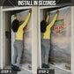Haile Selassie I Ethiopia Door Cover with King of Kings and Conquering Lion Cloud Rays and Regal Portrait - African Pride