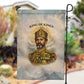 Haile Selassie I Ethiopia Garden Flag with King of Kings and Conquering Lion Cloud Rays and Regal Portrait - African Pride
