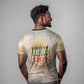 Haile Selassie I Ethiopia T-Shirt - King of Kings Conquering Lion Cloud Rays and Regal Portrait TS04