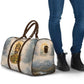 Haile Selassie I Ethiopia Travel Bag with King of Kings and Conquering Lion Cloud Rays and Regal Portrait - African Pride