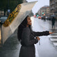 Haile Selassie I Ethiopia Umbrella with King of Kings and Conquering Lion Cloud Rays and Regal Portrait - African Pride