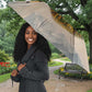 Haile Selassie I Ethiopia Umbrella with King of Kings and Conquering Lion Cloud Rays and Regal Portrait - African Pride