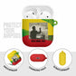 Ethiopia Haile Selassie I AirPods Case with Addis Ababa 1963 Speech Quote Pan-African Flag Colors and Kente Pattern - African Pride