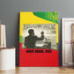 Ethiopia Haile Selassie I Canvas Wall Art with Addis Ababa 1963 Speech Quote Pan-African Flag Colors and Kente Pattern - African Pride