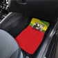 Ethiopia Haile Selassie I Car Mats with Addis Ababa 1963 Speech Quote Pan-African Flag Colors and Kente Pattern - African Pride