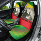 Ethiopia Haile Selassie I Car Seat Cover with Addis Ababa 1963 Speech Quote Pan-African Flag Colors and Kente Pattern - African Pride