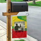 Ethiopia Haile Selassie I Garden Flag with Addis Ababa 1963 Speech Quote Pan-African Flag Colors and Kente Pattern - African Pride