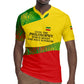 Ethiopia Haile Selassie I Rugby Jersey with Addis Ababa 1963 Speech Quote Pan-African Flag Colors and Kente Pattern