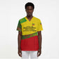 Ethiopia Haile Selassie I Scrub Top with Addis Ababa 1963 Speech Quote Pan-African Flag Colors and Kente Pattern