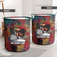 Thomas Sankara Burkina Faso Laundry Basket with Bold Portrait and The Upright Man Tribute Design - African Pride