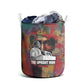 Thomas Sankara Burkina Faso Laundry Basket with Bold Portrait and The Upright Man Tribute Design - African Pride