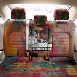 Thomas Sankara Burkina Faso Back Car Seat Cover with Bold Portrait and The Upright Man Tribute Design - African Pride