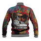 Thomas Sankara Burkina Faso Baseball Jacket with Bold Portrait and The Upright Man Tribute Design - African Pride