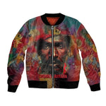 Thomas Sankara Burkina Faso Bomber Jacket with Bold Portrait and The Upright Man Tribute Design - African Pride