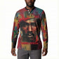 Thomas Sankara Burkina Faso Button Sweatshirt with Bold Portrait and The Upright Man Tribute Design