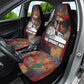 Thomas Sankara Burkina Faso Car Seat Cover with Bold Portrait and The Upright Man Tribute Design - African Pride