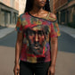 Thomas Sankara Burkina Faso Cross Shoulder Shirt with Bold Portrait and The Upright Man Tribute Design - African Pride