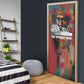Thomas Sankara Burkina Faso Door Cover with Bold Portrait and The Upright Man Tribute Design - African Pride