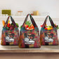Thomas Sankara Burkina Faso Grocery Bag with Bold Portrait and The Upright Man Tribute Design - African Pride