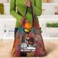 Thomas Sankara Burkina Faso Grocery Bag with Bold Portrait and The Upright Man Tribute Design - African Pride