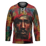 Thomas Sankara Burkina Faso Hockey Jersey with Bold Portrait and The Upright Man Tribute Design - African Pride