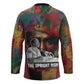 Thomas Sankara Burkina Faso Hockey Jersey with Bold Portrait and The Upright Man Tribute Design - African Pride
