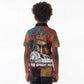 Thomas Sankara Burkina Faso Kid Polo Shirt with Bold Portrait and The Upright Man Tribute Design - African Pride
