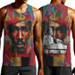 Thomas Sankara Burkina Faso Men Tank Top with Bold Portrait and The Upright Man Tribute Design - African Pride