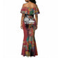 Thomas Sankara Burkina Faso Mermaid Dress with Bold Portrait and The Upright Man Tribute Design - African Pride