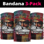 Thomas Sankara Burkina Faso Neck Gaiter with Bold Portrait and The Upright Man Tribute Design - African Pride