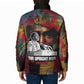 Thomas Sankara Burkina Faso Padded Jacket with Bold Portrait and The Upright Man Tribute Design - African Pride