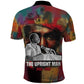 Thomas Sankara Burkina Faso Polo Shirt with Bold Portrait and The Upright Man Tribute Design - African Pride