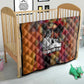Thomas Sankara Burkina Faso Quilt with Bold Portrait and The Upright Man Tribute Design - African Pride