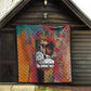 Thomas Sankara Burkina Faso Quilt with Bold Portrait and The Upright Man Tribute Design - African Pride