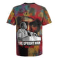 Thomas Sankara Burkina Faso Rugby Jersey with Bold Portrait and The Upright Man Tribute Design - African Pride
