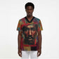 Thomas Sankara Burkina Faso Scrub Top with Bold Portrait and The Upright Man Tribute Design - African Pride