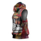 Thomas Sankara Burkina Faso Sleeveless Hoodie with Bold Portrait and The Upright Man Tribute Design - African Pride