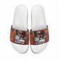 Thomas Sankara Burkina Faso Slide Sandals with Bold Portrait and The Upright Man Tribute Design - African Pride