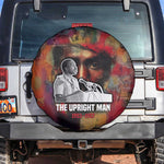 Thomas Sankara Burkina Faso Spare Tire Cover with Bold Portrait and The Upright Man Tribute Design - African Pride