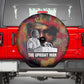 Thomas Sankara Burkina Faso Spare Tire Cover with Bold Portrait and The Upright Man Tribute Design - African Pride
