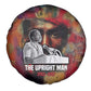 Thomas Sankara Burkina Faso Spare Tire Cover with Bold Portrait and The Upright Man Tribute Design - African Pride