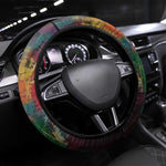 Thomas Sankara Burkina Faso Steering Wheel Cover with Bold Portrait and The Upright Man Tribute Design - African Pride