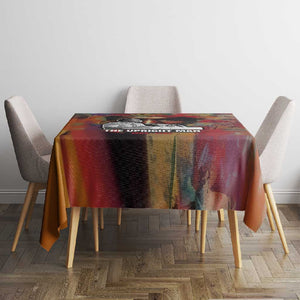 Thomas Sankara Burkina Faso Tablecloth with Bold Portrait and The Upright Man Tribute Design - African Pride