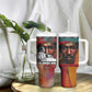 Thomas Sankara Burkina Faso Tumbler With Handle with Bold Portrait and The Upright Man Tribute Design - African Pride