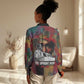 Thomas Sankara Burkina Faso Women Casual Shirt with Bold Portrait and The Upright Man Tribute Design - African Pride