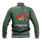 Burkina Faso Thomas Sankara Baseball Jacket with Military Stance and Anti-Imperialist Quote Tribute Design - African Pride