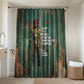 Burkina Faso Thomas Sankara Bathroom Set with Military Stance and Anti-Imperialist Quote Tribute Design - African Pride