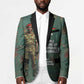 Burkina Faso Thomas Sankara Blazer with Military Stance and Anti-Imperialist Quote Tribute Design - African Pride