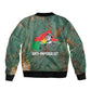 Burkina Faso Thomas Sankara Bomber Jacket with Military Stance and Anti-Imperialist Quote Tribute Design - African Pride
