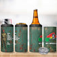 Burkina Faso Thomas Sankara 4 in 1 Can Cooler Tumbler with Military Stance and Anti-Imperialist Quote Tribute Design - African Pride